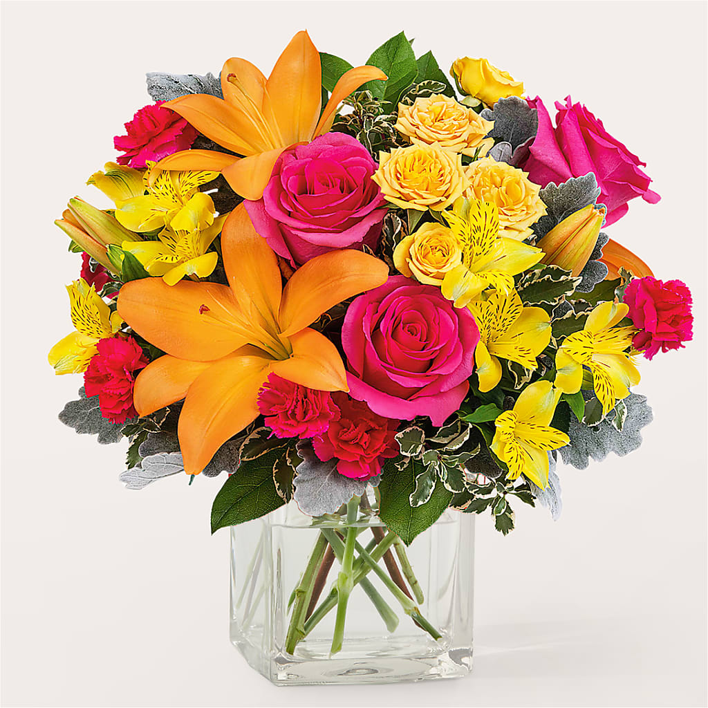 To the Tropics Bouquet – BOOL'S FLOWER SHOP, Ithaca NY