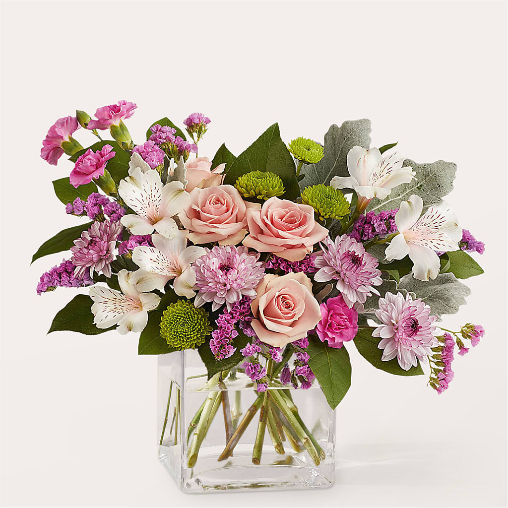 Pink Suede Bouquet – BOOL'S FLOWER SHOP, Ithaca NY