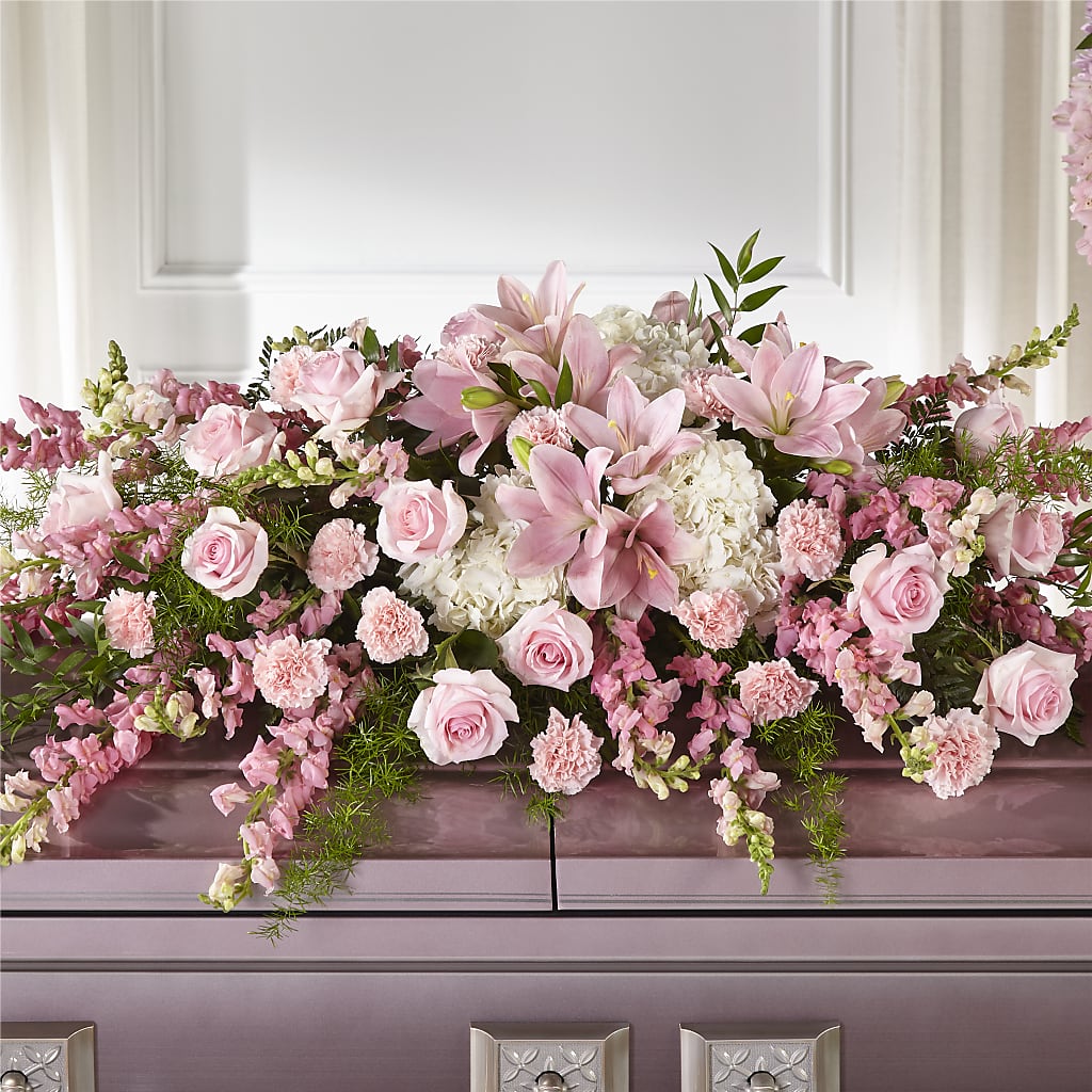 Life & Remembrance Casket Spray – BOOL'S FLOWER SHOP, Ithaca NY