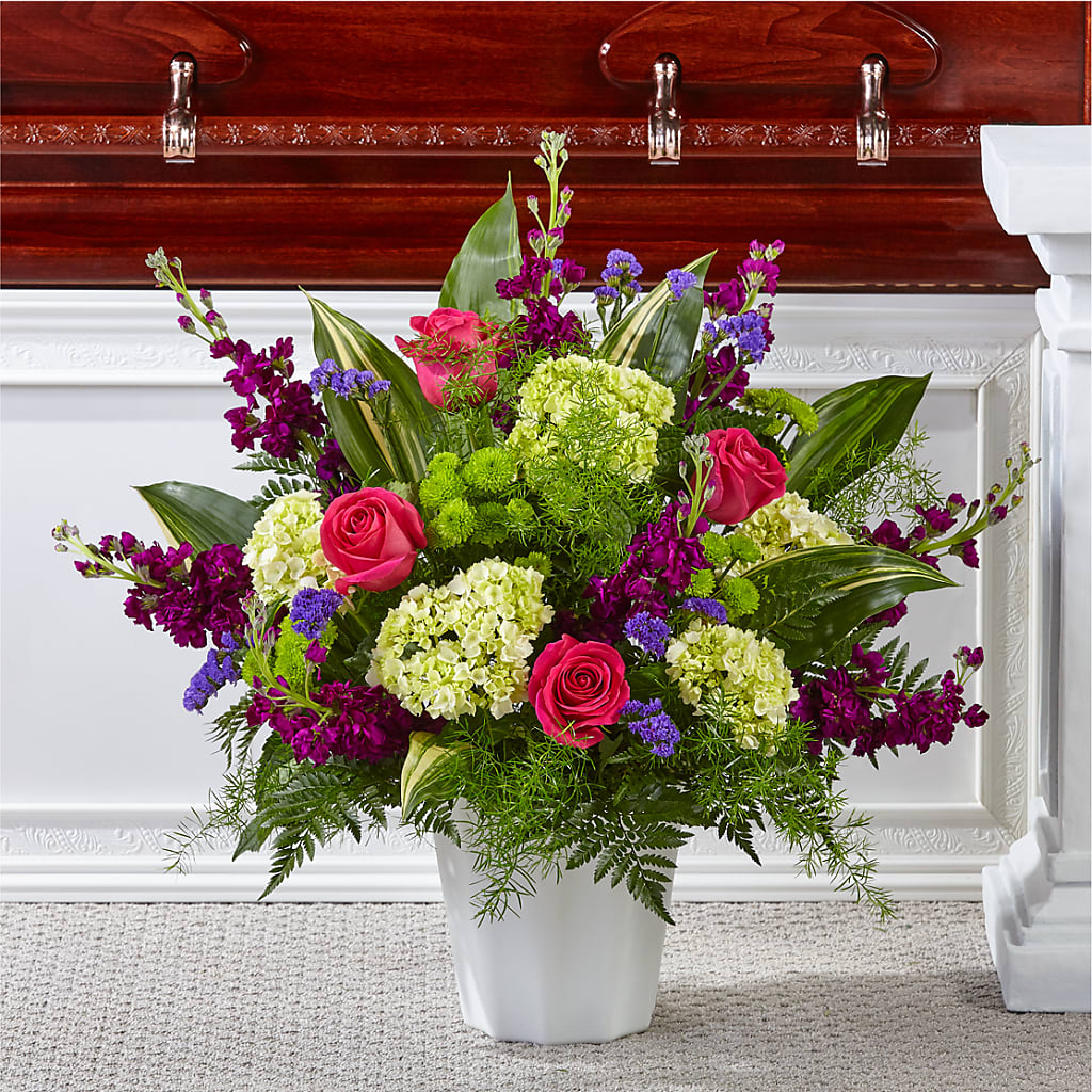 Beautiful Horizons Floor Basket – BOOL'S FLOWER SHOP, Ithaca NY