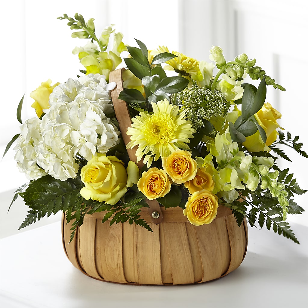Rustic Remembrance Basket – BOOL'S FLOWER SHOP, Ithaca NY