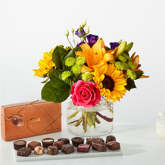 Best Day Bouquet and Chocolate Bundle – BOOL'S FLOWER SHOP, Ithaca NY