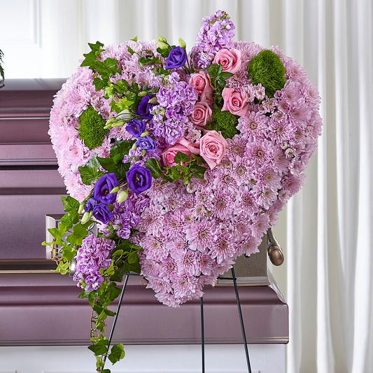 Treasured Love Standing Heart – BOOL'S FLOWER SHOP, Ithaca NY